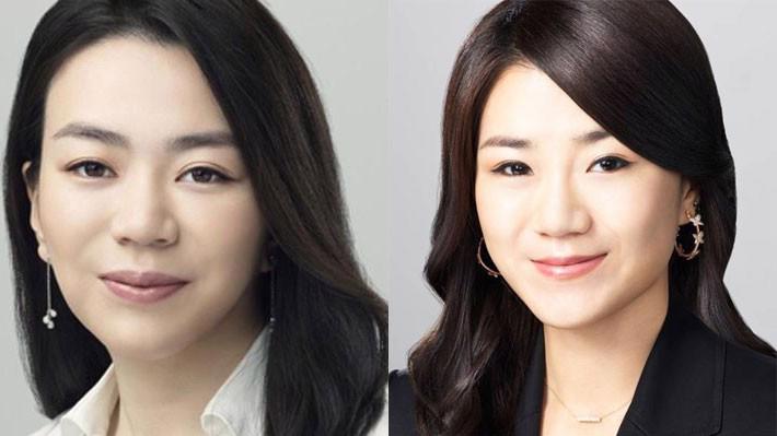 Hai chị em Heather Cho (trái) và Emily Cho - Ảnh: Korea Times.