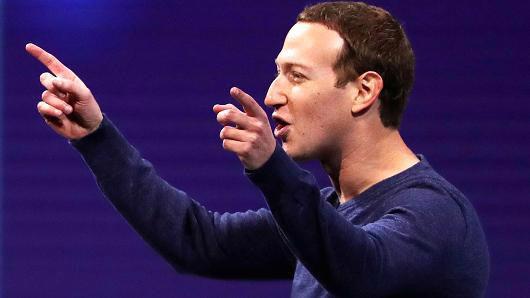 Nhà sáng lập kiêm CEO của mạng xã hội Facebook, Mark Zuckerberg - Ảnh: Getty/CNBC.