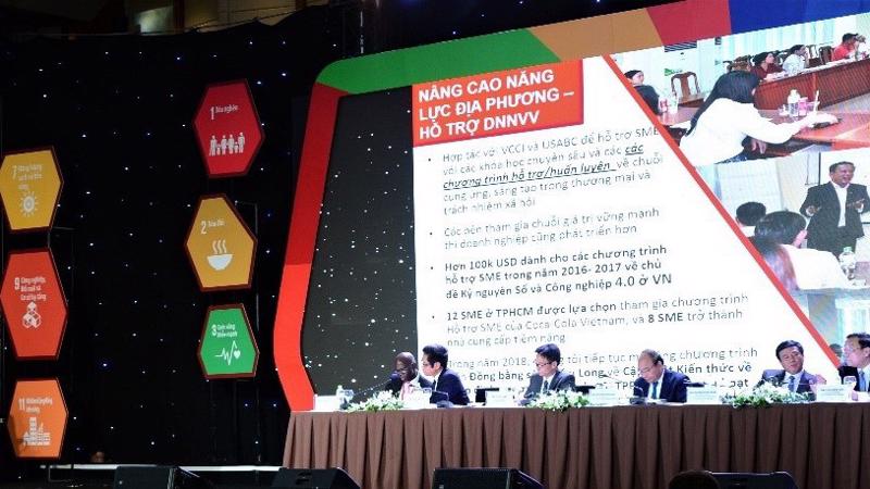 Vừa qua tại Cần Thơ, Coca-Cola cùng các đối tác đã tổ chức Hội thảo với chủ đề "Thuận lợi hóa thương mại, thúc đẩy doanh nghiệp vừa và nhỏ tham gia chuỗi giá trị toàn cầu"