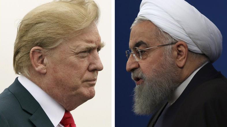 Tổng thống Mỹ Donald Trump (trái) và Tổng thống Iran Hassan Rouhani.