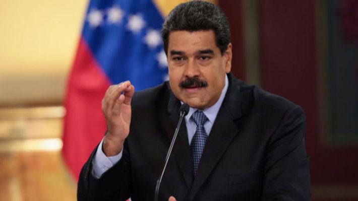 Tổng thống Nicolas Maduro của Venezuela phát biểu ngày 17/8 - Ảnh: Miraflores Palace/Reuters.