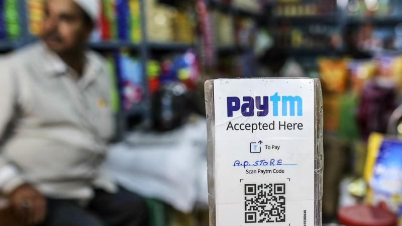 Paytm hiện là một trong những công ty thanh toán trực tuyến lớn nhất Ấn Độ, với hơn 300 triệu người sử dụng - Ảnh: WSJ.