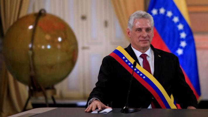 Chủ tịch Cuba Miguel Diaz-Canel - Ảnh: Reuters.