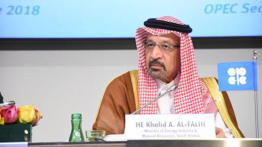 Bộ trưởng Bộ Dầu lửa Saudi Arabia, ông Khalid al-Falih - Ảnh: Getty/CNBC.
