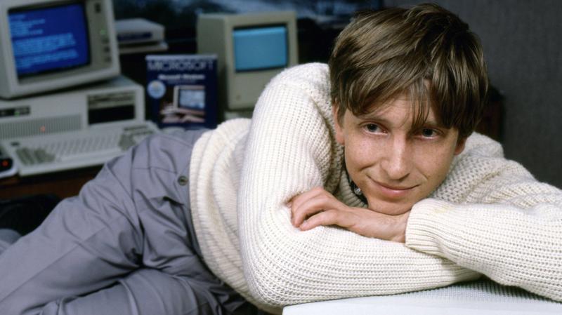 Ông Bill Gates vào năm 1985 - Ảnh: Getty/CNBC.