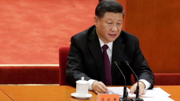 Chủ tịch Trung Quốc Tập Cận Bình phát triển tại Đại lễ đường nhân dân ở Bắc Kinh ngày 18/12, nhân dịp kỷ niệm 40 năm mở cửa và cải cách kinh tế  - Ảnh: Reuters.