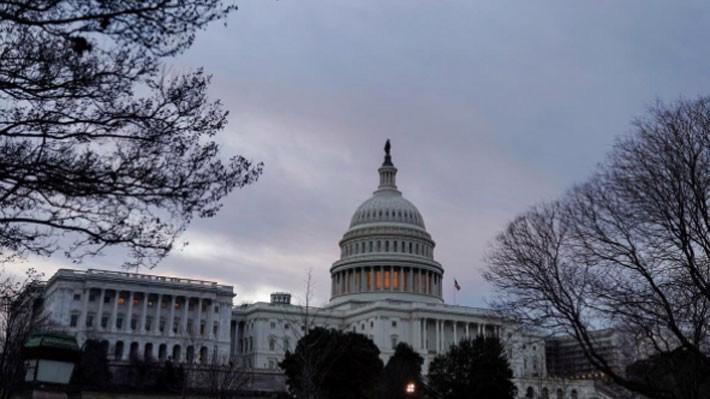 Tòa nhà Quốc hội Mỹ trên Đồi Capitol ngày 28/1 - Ảnh: Reuters.