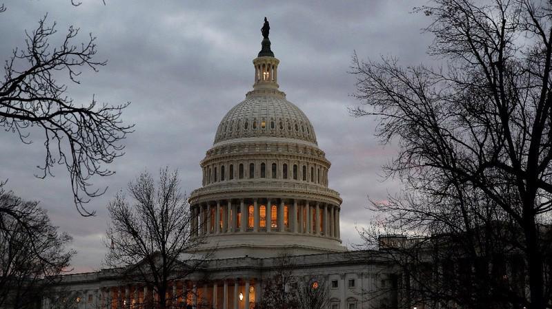 Tòa nhà Quốc hội Mỹ trên Đồi Capitol ở Washington DC - Ảnh: Reuters.