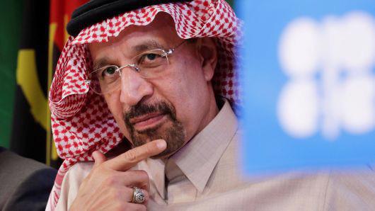 Bộ trưởng Bộ Năng lượng Saudi Arabia, ông Khalid al-Falih - Ảnh: CNBC.