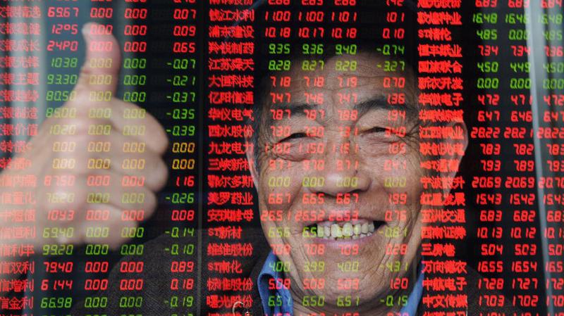 Từ đầu năm đến nay, giá trị vốn hóa của toàn thị trường chứng khoán Trung Quốc tăng thêm 1,5 nghìn tỷ USD - Ảnh: Bloomberg.