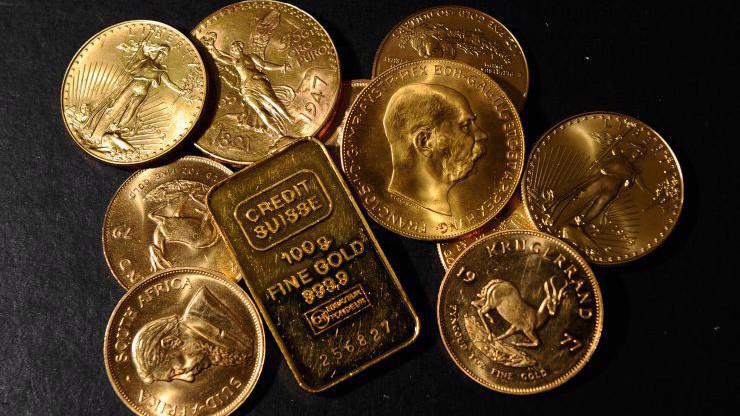 Tuần trước, giá vàng thế giới đã giảm 2,6% - Ảnh: Reuters.