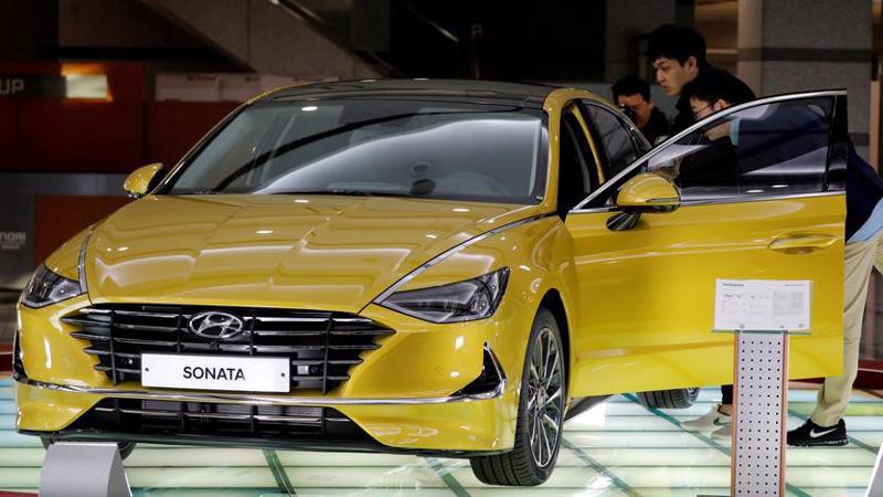 Môt chiếc xe Sonata do Hyundai sản xuất - Ảnh: Reuters.