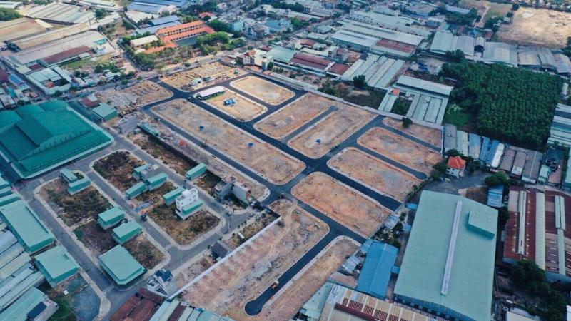 Hình ảnh thực tế dự án Lộc Phát Residence giữa KDC hiện hữu.