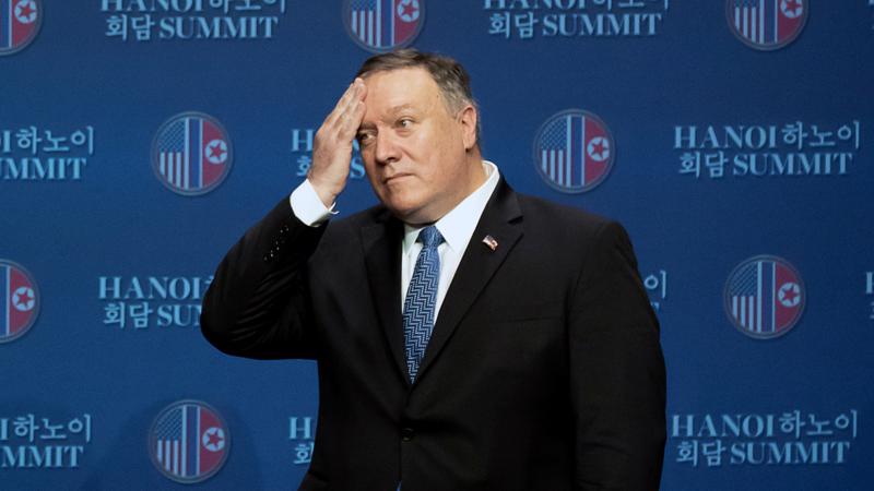 Ngoại trưởng Mỹ Mike Pompeo tại thượng đỉnh Hà Nội tháng 2/2019 - Ảnh: Reuters.