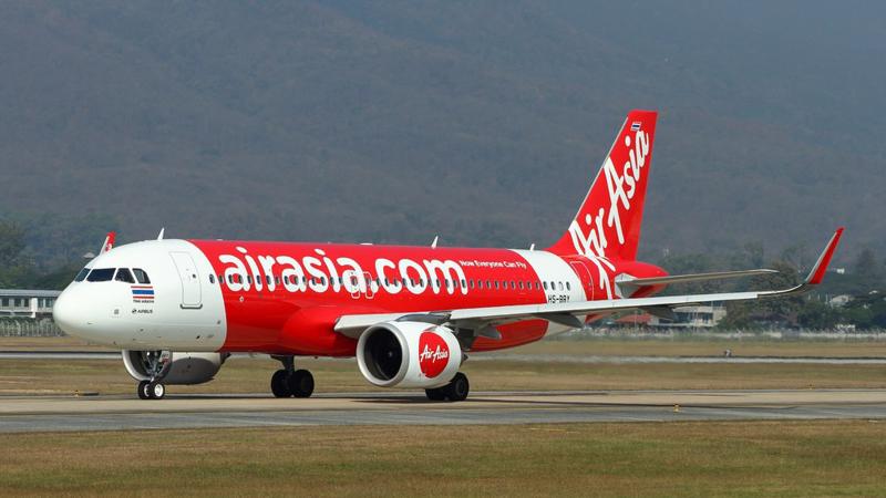 Một máy bay của hãng hàng không AirAsia.