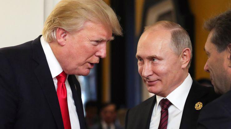 Tổng thống Mỹ Donald Trump (trái) và Tổng thống Nga Vladimir Putin - Ảnh: Tass/Getty.