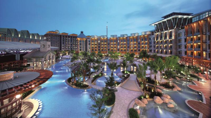 Khu nghỉ dưỡng kiêm sòng bài Resorts World Sentosa của Singapore.