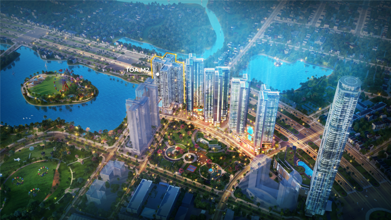 Nằm trong quần thể dự án Eco Green Saigon, tòa căn hộ M2 sở hữu vị trí đẹp, tiếp giáp hai mặt phố là đại lộ Nguyễn Văn Linh và đường D2 công viên Hương Tràm.