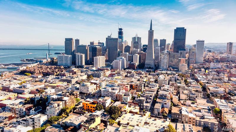 Thành phố San Francisco của Mỹ.