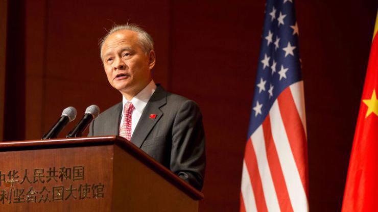 Đại sứ Trung Quốc tại Mỹ Thôi Thiên Khải - Ảnh: Tân Hoa Xã/CNBC.