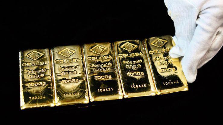 Giá vàng thế giới đang cao nhất trong 1 tuần - Ảnh: Reuters/CNBC.