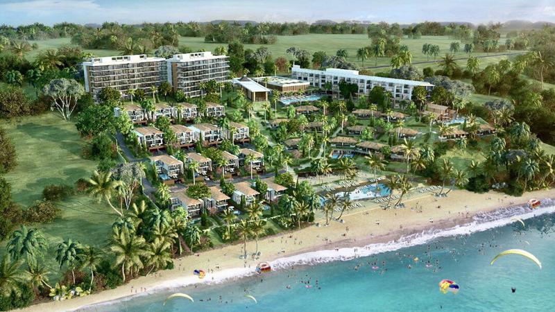 Edna Resort là dự án sở hữu một bãi biển xanh dài riêng biệt lên tới hơn 200m ở trung tâm Mũi Né.