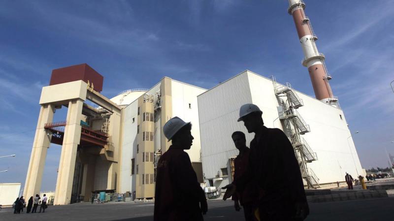 Nhà máy điện hạt nhân Bushehr của Iran - Ảnh: CNN.