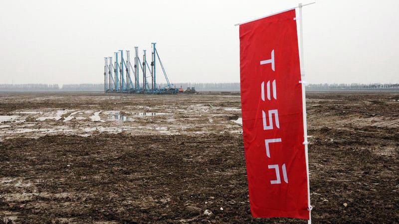 Lô đất mà Tesla dự kiến xây dựng nhà máy ở Thượng Hải vào thời điểm tháng 1/2019 - Ảnh: Bloomberg.