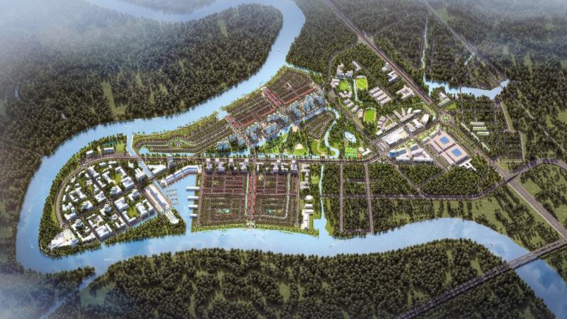 Khu đô thị Waterpoint của chủ đầu tư Nam Long vừa ra mắt khởi đầu cho làn sóng đầu tư mạnh mẽ của các “ông lớn” bất động sản vào Long An.