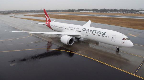 Một máy bay của hãng Qantas Airways.