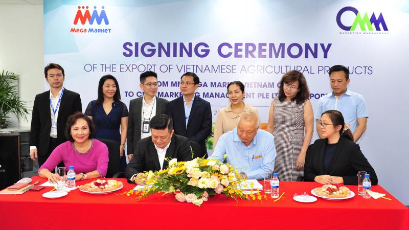 MMVN ký kết hợp tác xuất khẩu hàng nông sản Việt với CMM Singapore.
