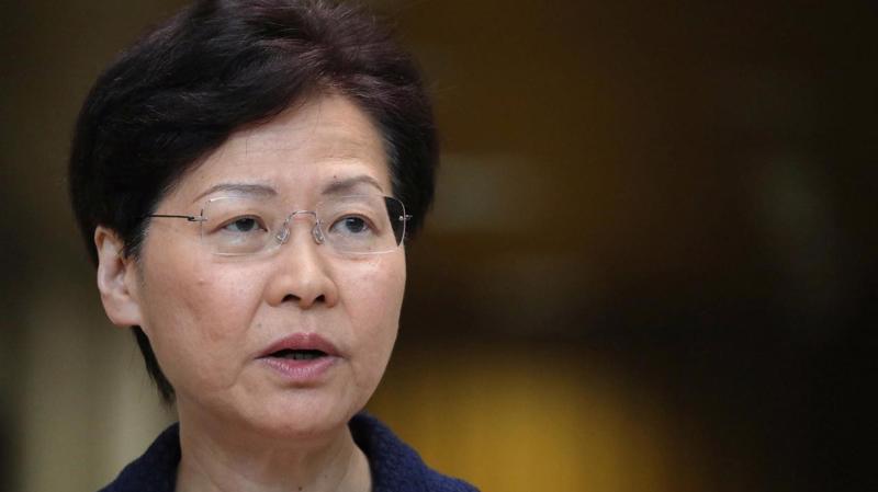 Trưởng đặc khu hành chính Hồng Kông, bà Carrie Lam - Ảnh: Reuters.