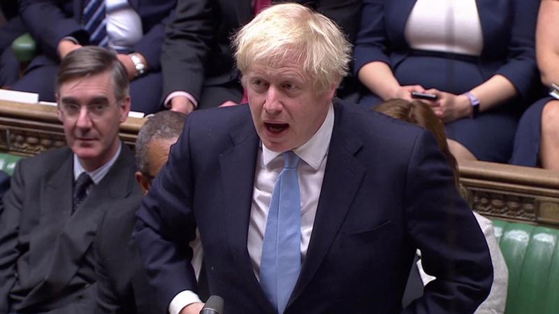 Thủ tướng Anh Boris Johnson tại Hạ viện ngày 10/9 - Ảnh: Reuters.