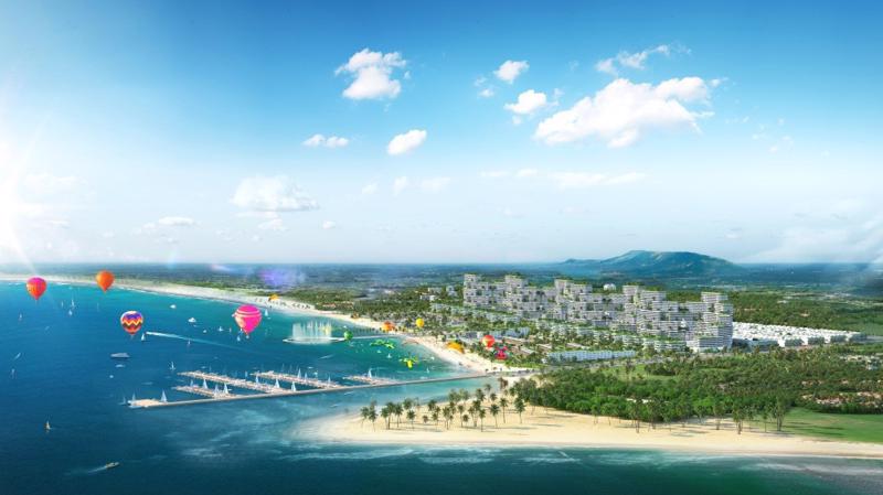 Tổ hơp du lịch - giải trí - nghỉ dưỡng và thể thao biển Thanh Long Bay do Tập đoàn Nam Group phát triển và DKRA Vietnam làm Tổng đại lý tiếp thị và phân phối.