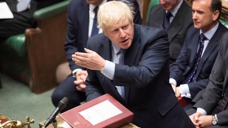 Thủ tướng Anh Boris Johnson trong một lần phát biểu trước Quốc hội nước này - Ảnh: Reuters/CNBC.