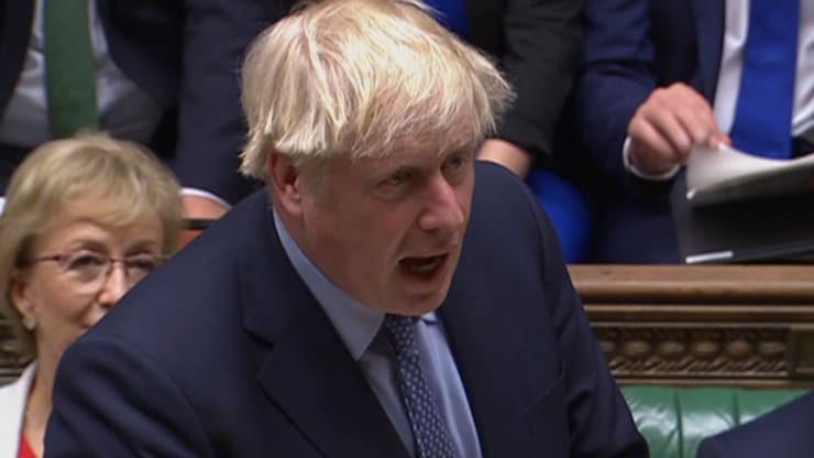Thủ tướng Anh Boris Johnson phát biểu trước Quốc hội nước này - Ảnh: Getty/CNBC.