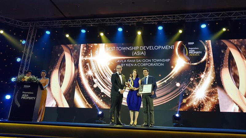 Dự án Khu đô thị Lavila Nam Sài Gòn của Kiến Á vinh dự nhận giải thưởng uy tín tầm khu vực châu Á, "Best of the best" hạng mục Best Township Development.
