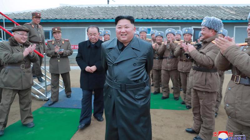 Nhà lãnh đạo Triều Tiên Kim Jong Un trong bức ảnh được KCNA công bố ngày 29/11 - Ảnh: KCNA/Reuters.