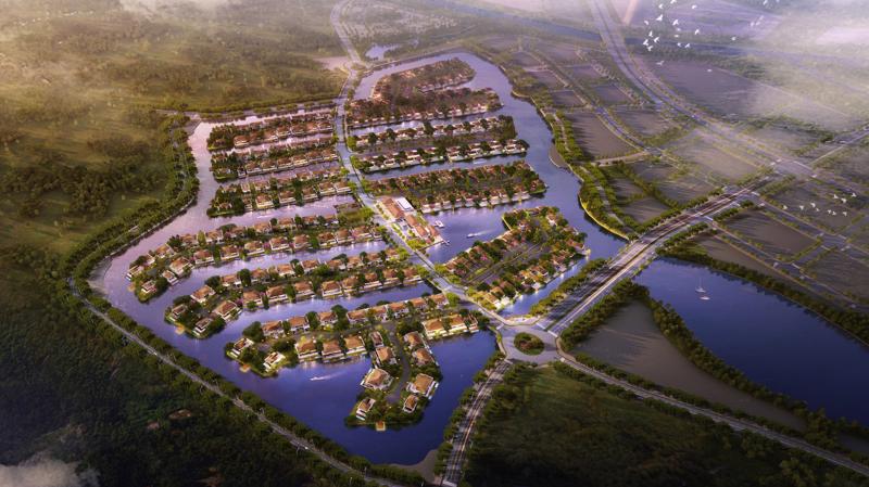 Ecopark Grand The Island chính thức khởi công vào đầu tháng 1/2019 và hoàn thành đúng tiến độ 3 nhánh đảo đầu tiên trước Tết.