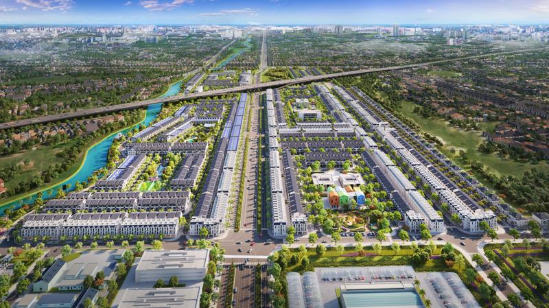 The Sol City - Một trong những đại đô thị góp phần thúc đẩy thị trường bất động sản khu Tây.