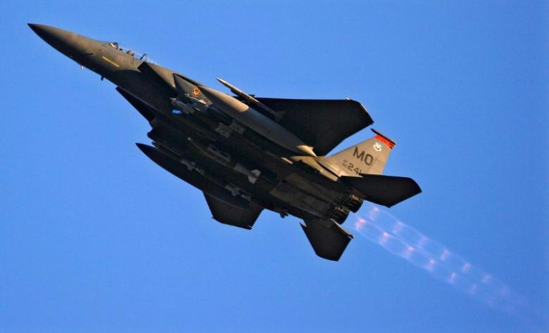 Một chiến đấu cơ F-15 của Mỹ - Ảnh: Reuters.<br>