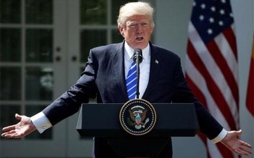 Tổng thống Mỹ Donald Trump trong cuộc họp báo tại Nhà Trắng ngày 26/9 - Ảnh: Reuters.<br>