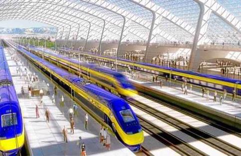 Dự án đường sắt cao tốc California có kinh phí dự tính lên tới 70 tỷ USD.<br>