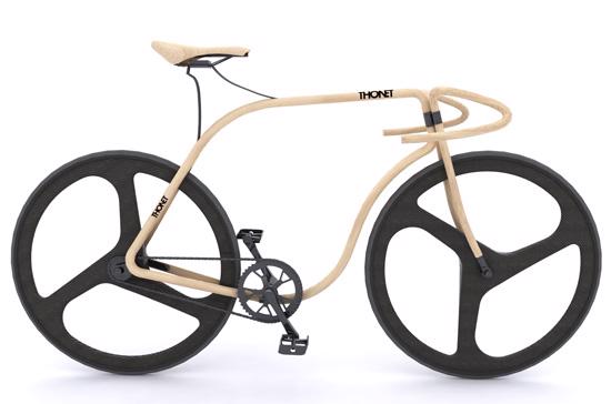 Xe đạp gỗ Thonet có giá bán đắt ngang một chiếc xe hơi hạng sang tại thị trường Mỹ - Ảnh: Thonet.