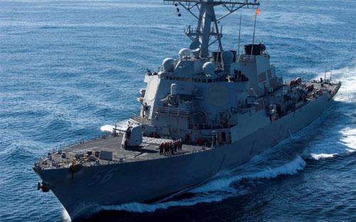 Khu trục hạm USS John S. McCain hồi năm 2010 - Ảnh: Hải quân Mỹ/Reuters.<br>