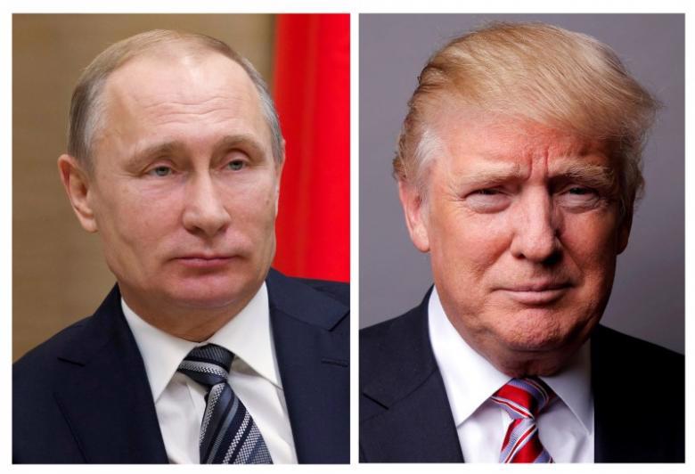 Tổng thống Nga Vladimir Putin (trái) và Tổng thống Mỹ Donald Trump - Ảnh: Reuters.