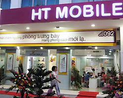 Mạng di động 092 - HT Mobile chính thức tham gia thị trường viễn thông tháng 1/2007.