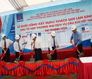 Lễ khởi công khách sạn Lam Kinh sáng 26/8.