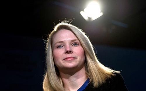 Bà Mayer giữ lên nắm quyền ở Yahoo năm 2012 với sứ mệnh vực dậy đế chế Internet lẫy lừng một thời - Ảnh: CNN. <br>