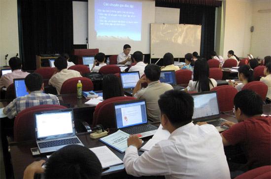 Lớp cập nhật kiến thức kiểm toán viên tại Hà Nội, do VACPA tổ chức.